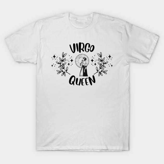 Virgo Queen T-Shirt by teresawingarts